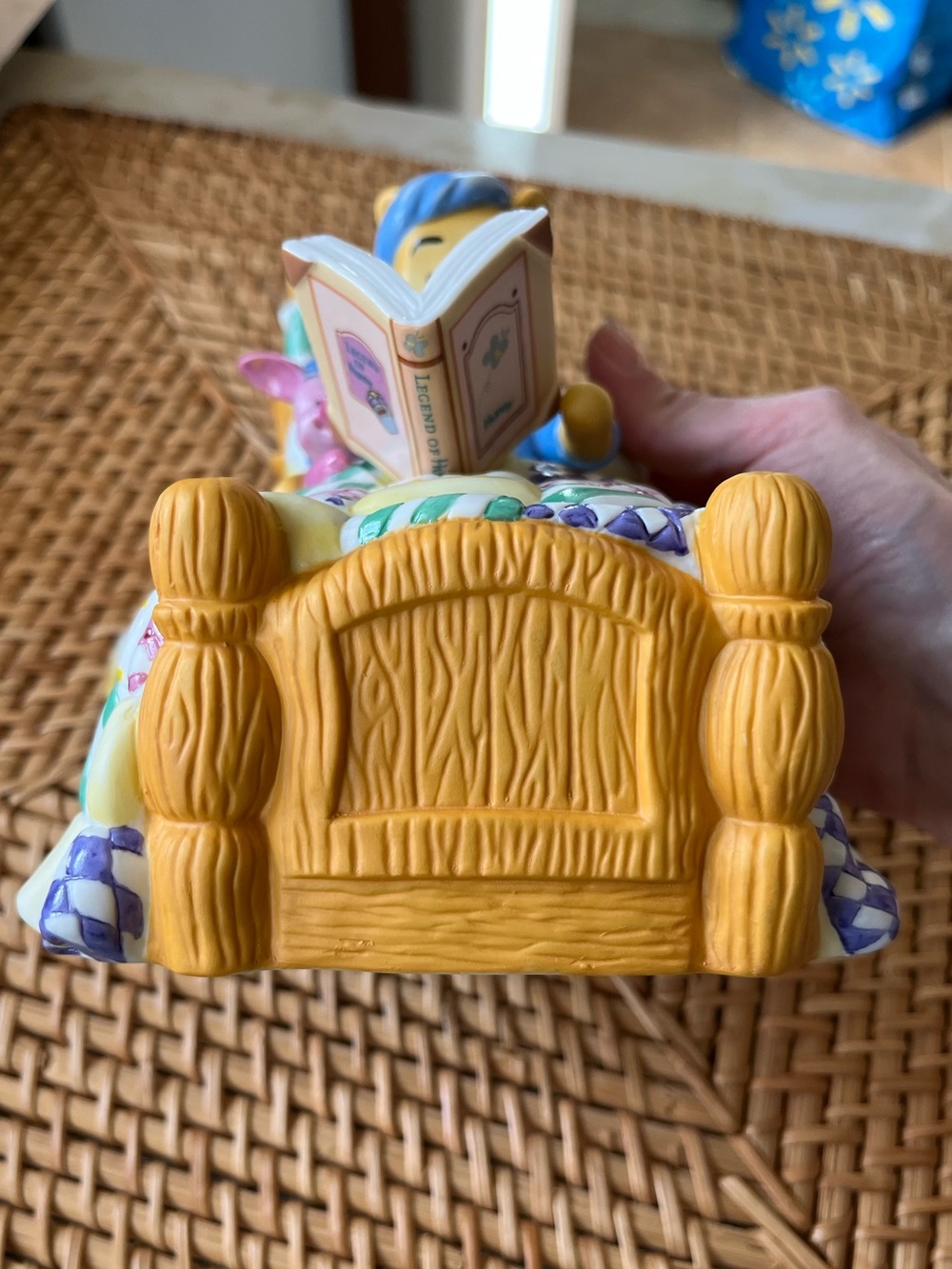Vtg Winnie The Pooh Piglet Reading Bedtime Story Nightlight Disney Store 90s - Picture 9 of 12